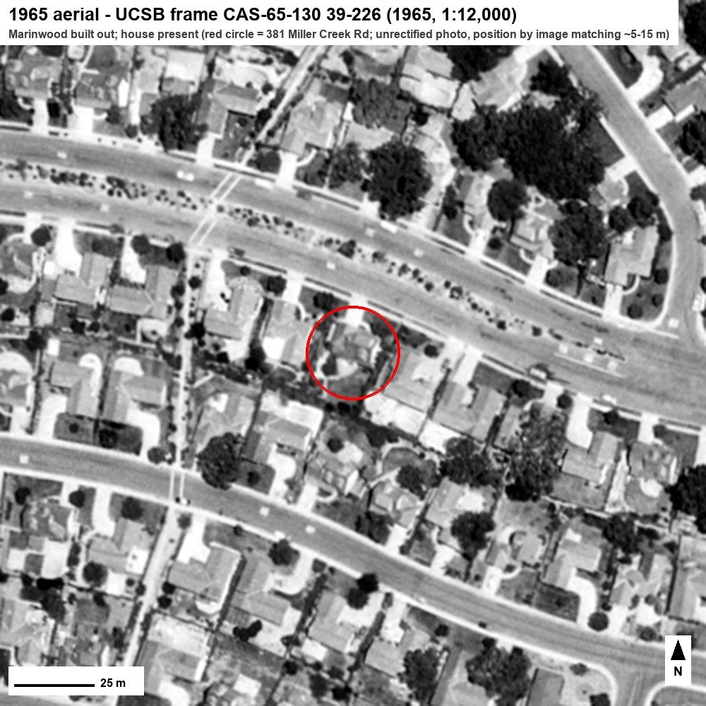 1965 aerial view